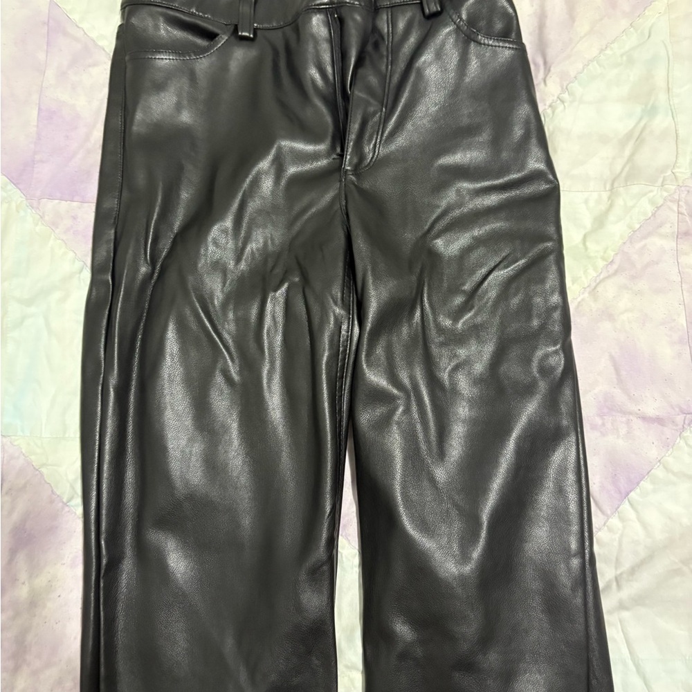 Dynamite Black Leather Pants